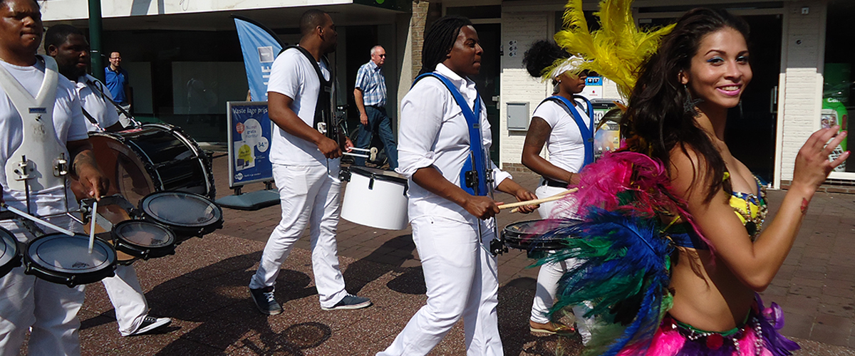 Percussie, Trompetten, Steeldrum